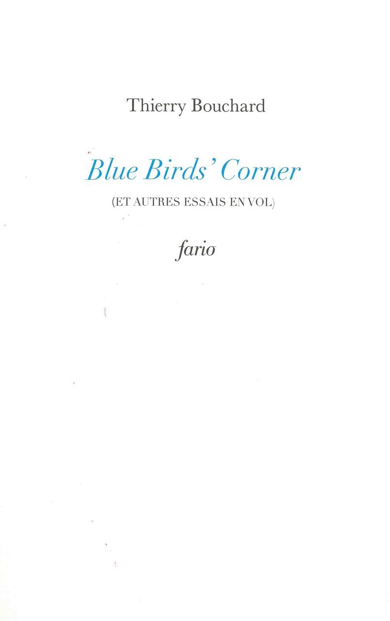 Blue Bird's Corner