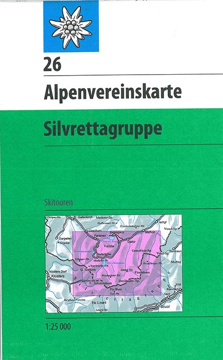 ALPENVEREINSKARTE / SILVRETTAGRUPPE
