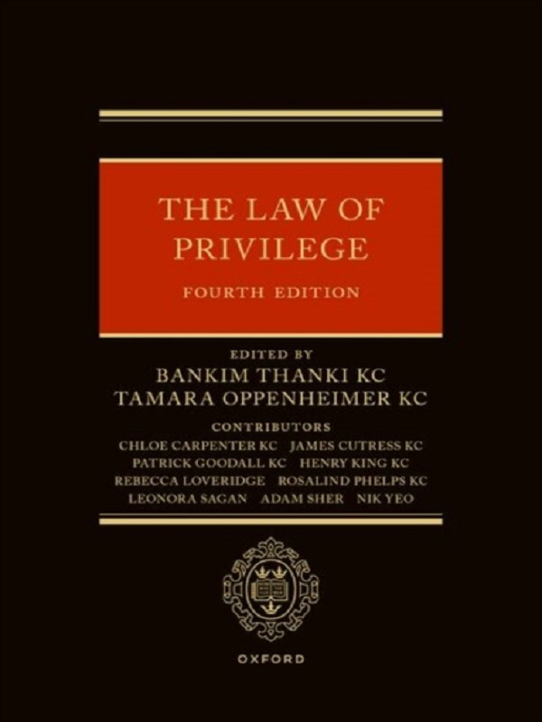 The Law of Privilege