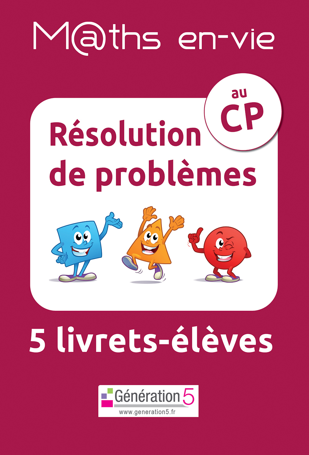 M@ths en-vie - Jeu de 5 livrets - Résolution de problèmes au CP