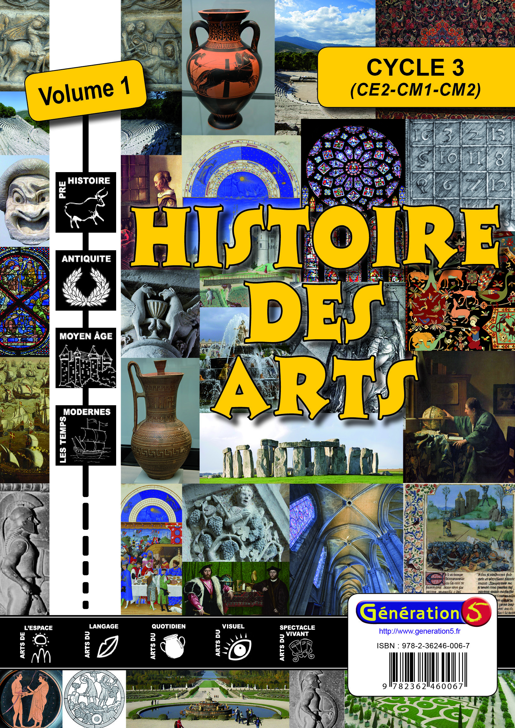 Histoire des Arts volume 1 (cycle 3 / collège)