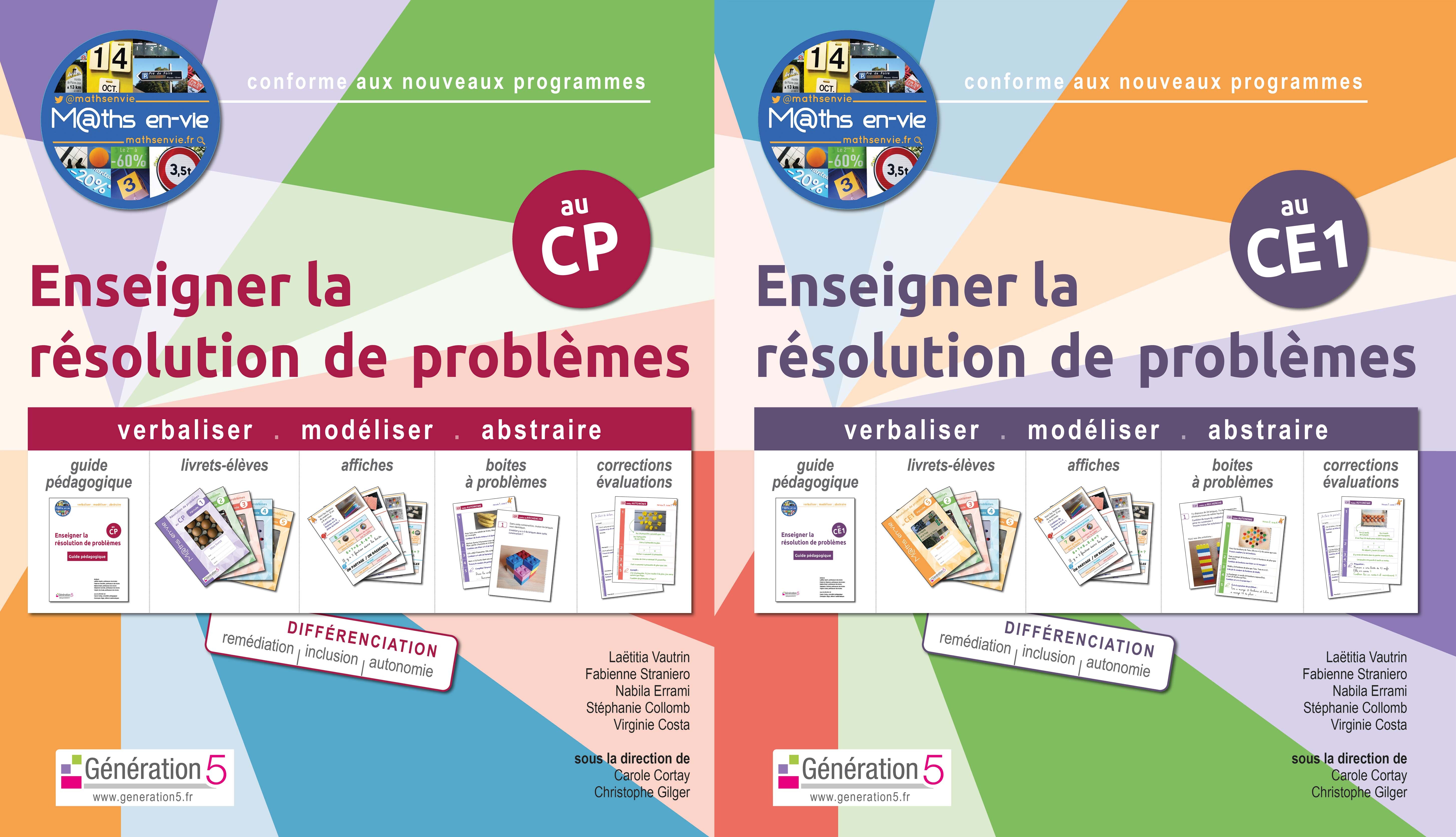Pack Enseigner la résolution de problèmes CP-CE1 - Maths en-vie