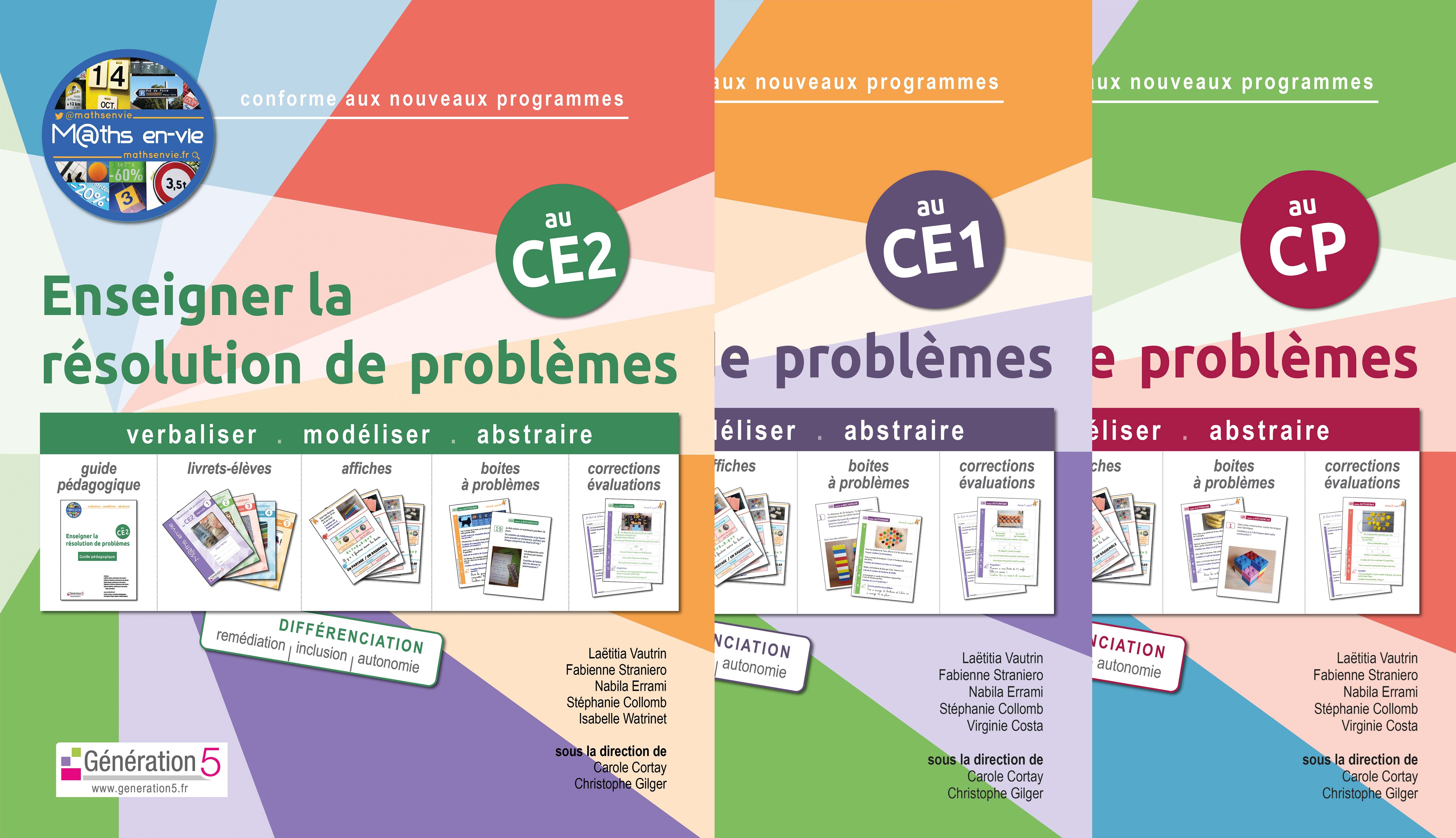 Pack Enseigner la résolution de problèmes CP-CE1-CE2 - Maths en-vie