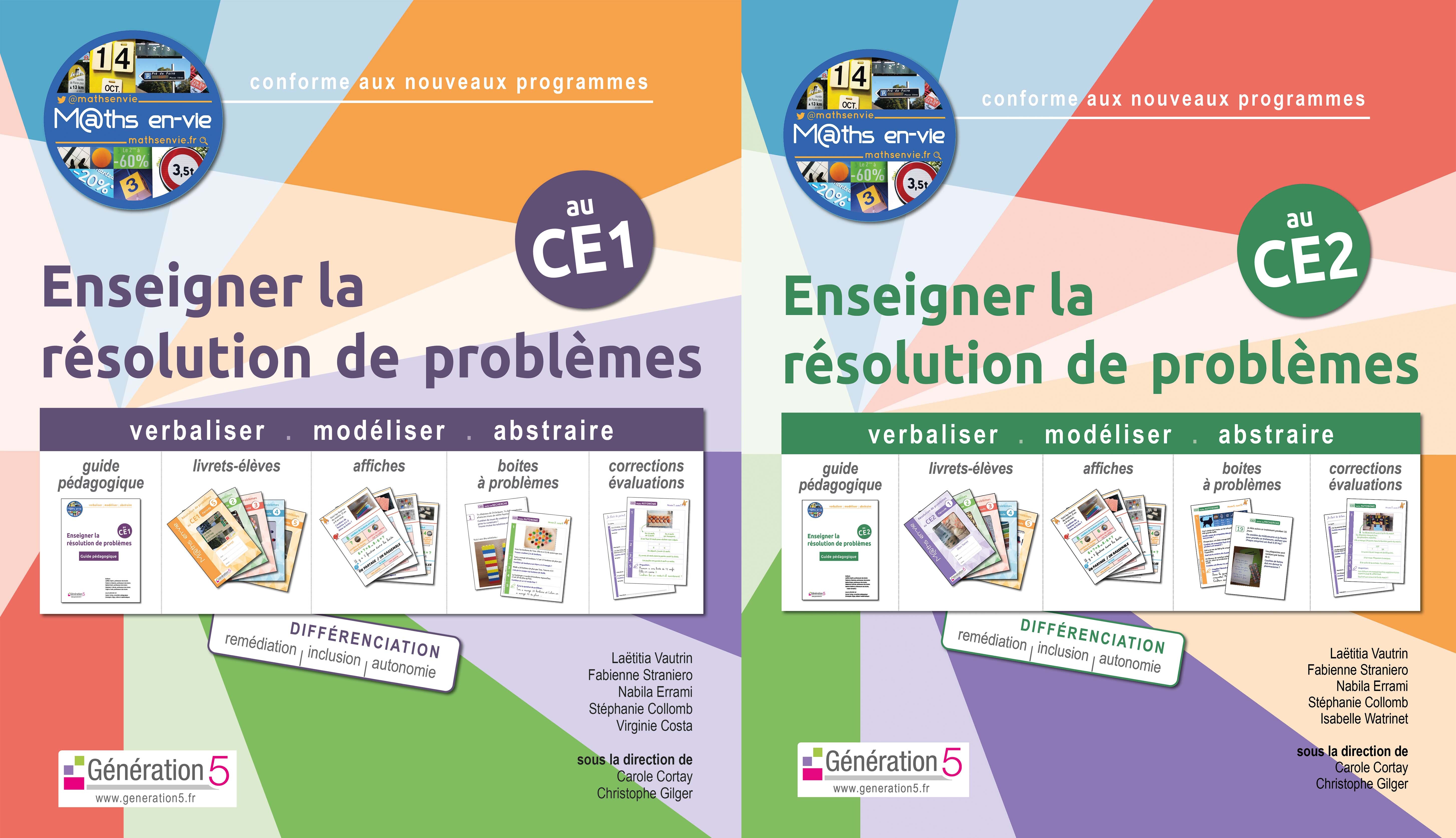 Pack Enseigner la résolution de problèmes CE1-CE2 - Maths en-vie