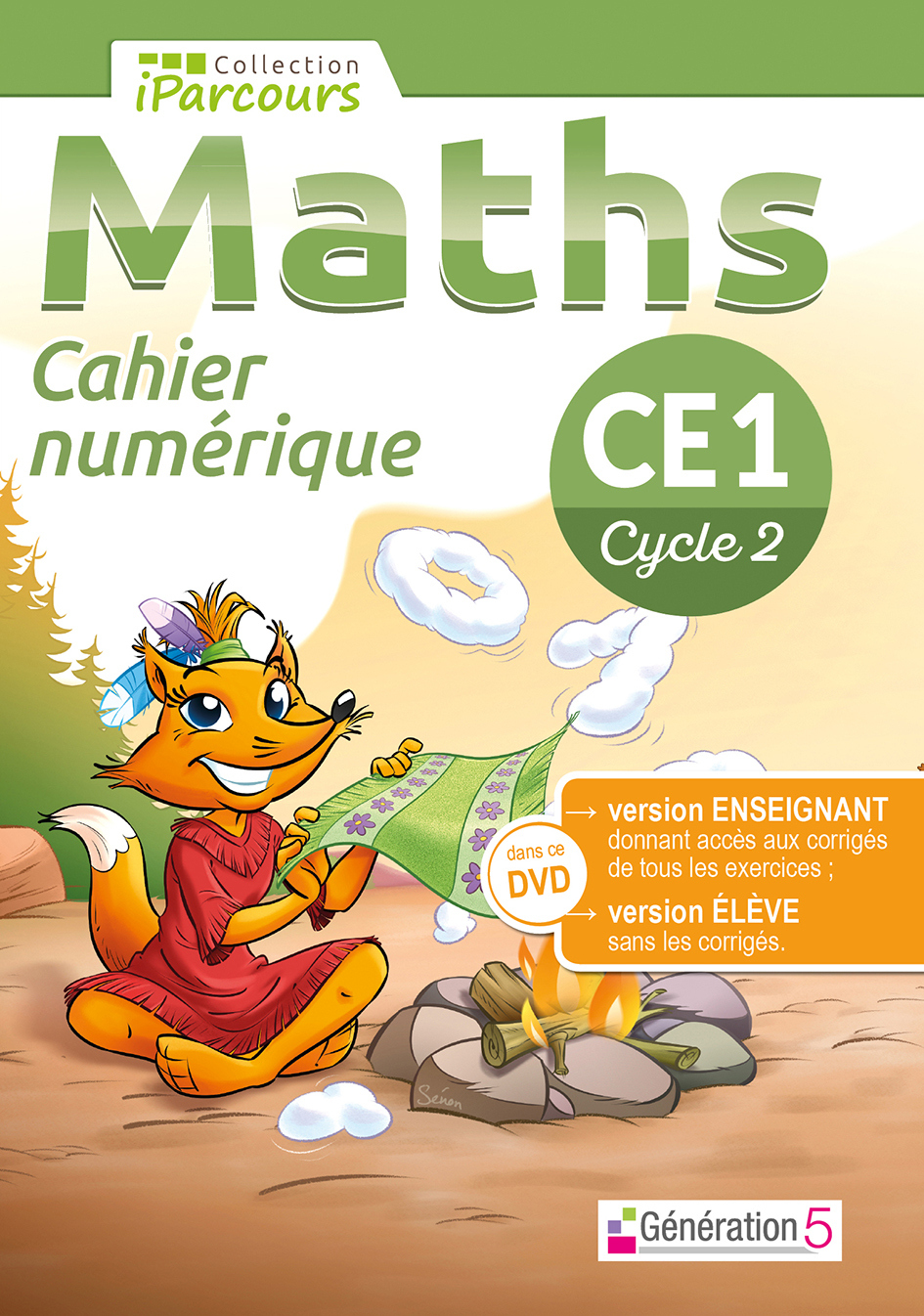 Cahier numérique iParcours Maths CE1 (DVD enseignant site) 2023