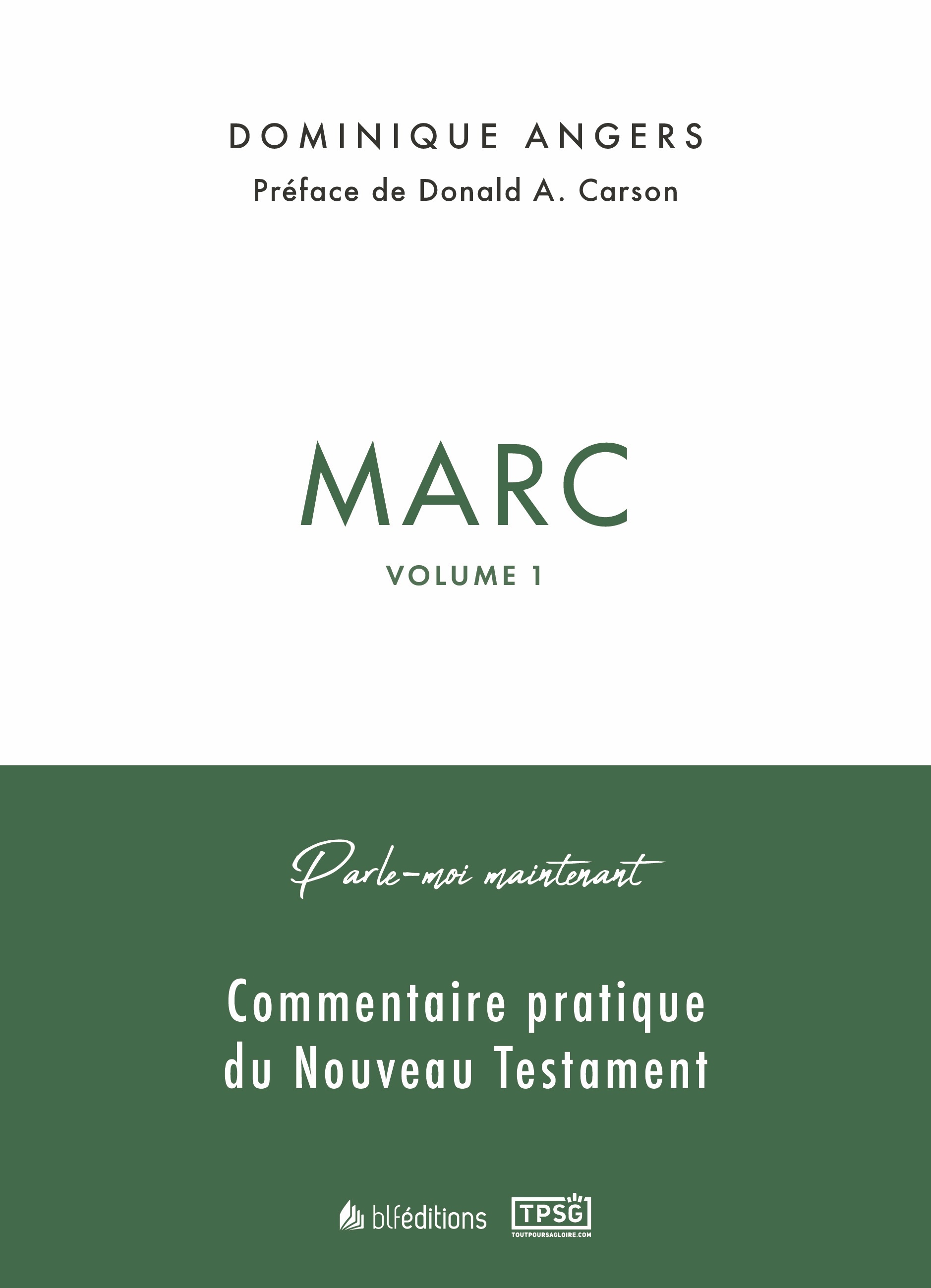 Parle-moi maintenant par Marc - Volume 1
