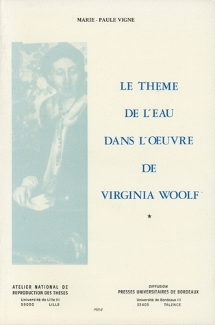 Le Thème de l'eau dans l'uvre de Virginia Woolf