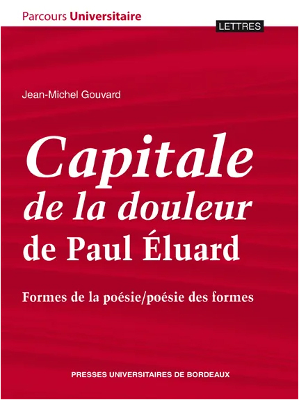 Capitale de la douleur de paul eluard