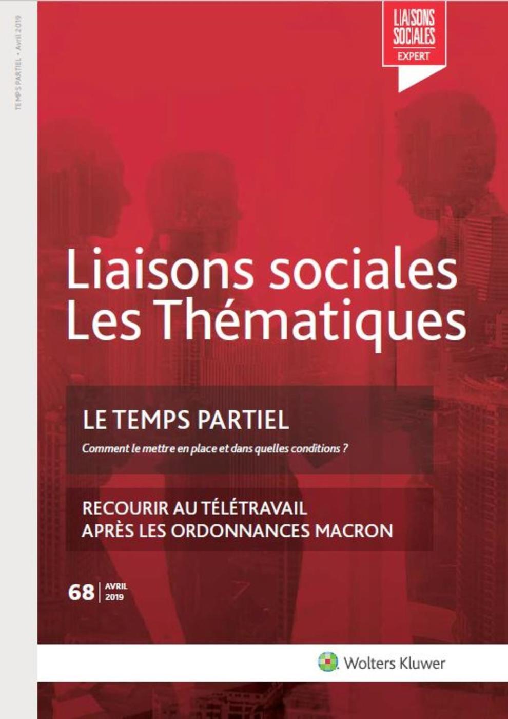 Le temps partiel - 68 Avril 2019