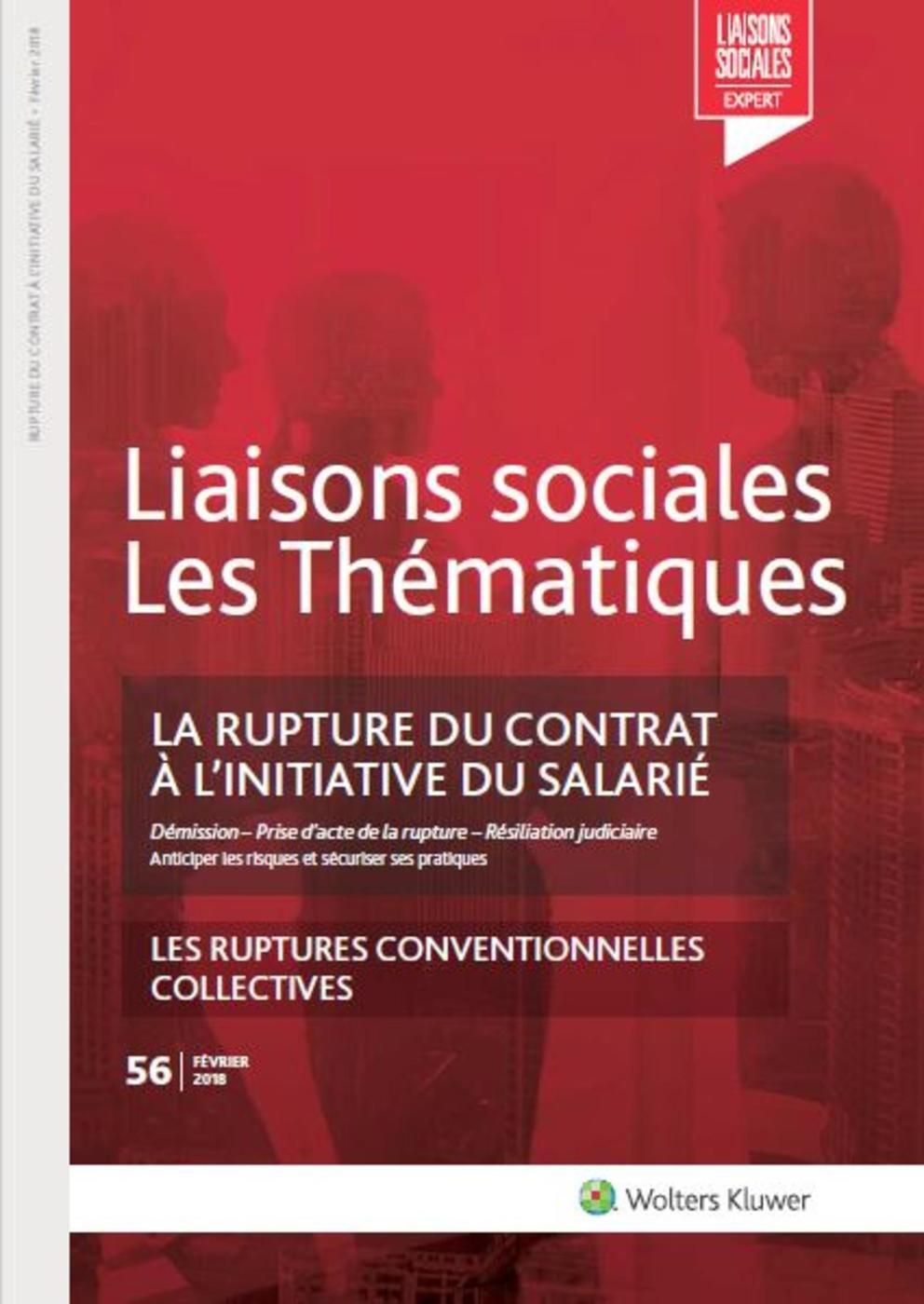 La rupture du contrat à l'initiative du salarié