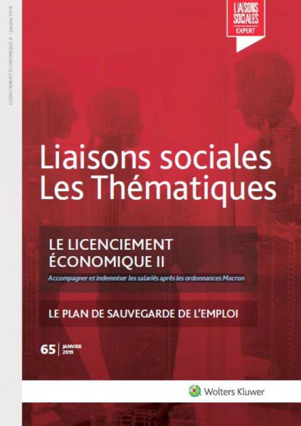 Le licenciement économique II