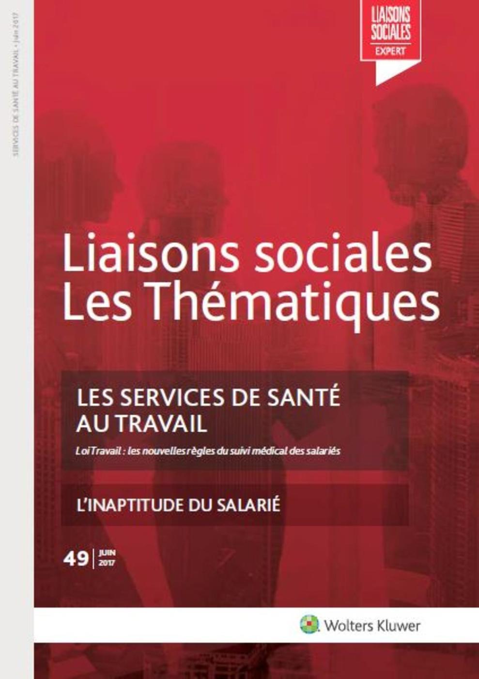 Les services de santé au travail - N°49 Juin 2017