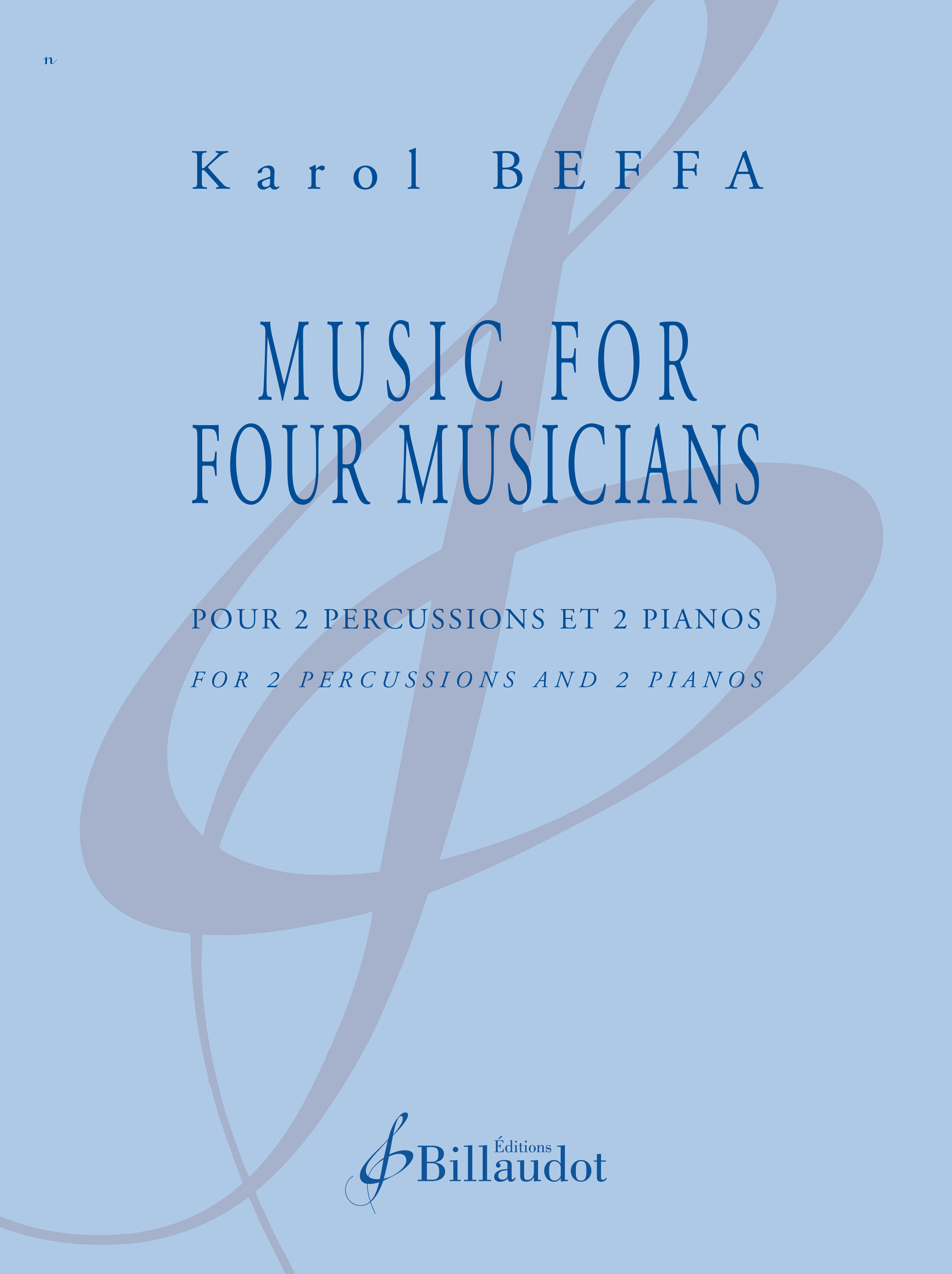 MUSIC FOR MUSICIANS - EDITION BILINGUE