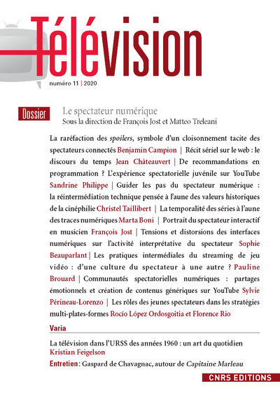 Télévision numéro 11 - Le spectateur numérique