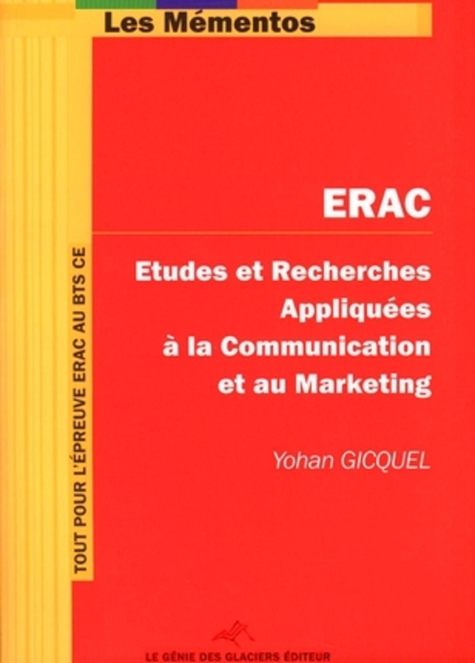 ETUDES ET RECHERCHES APPLIQUEES A LA COMMUNICATION ET AU MARKETING