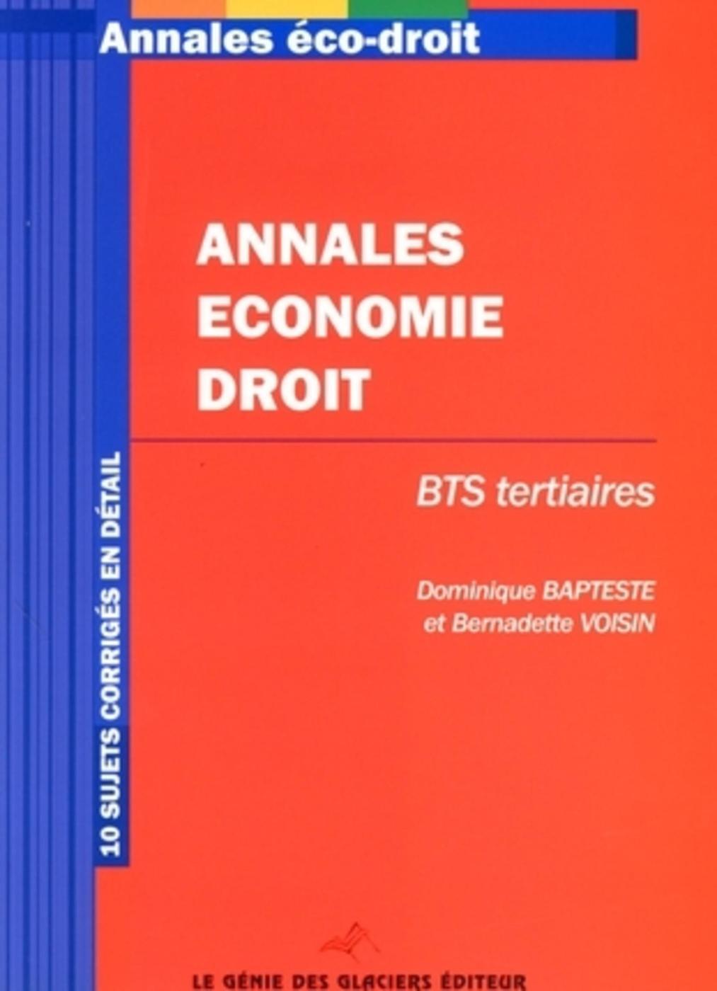 Annales Economie Droit