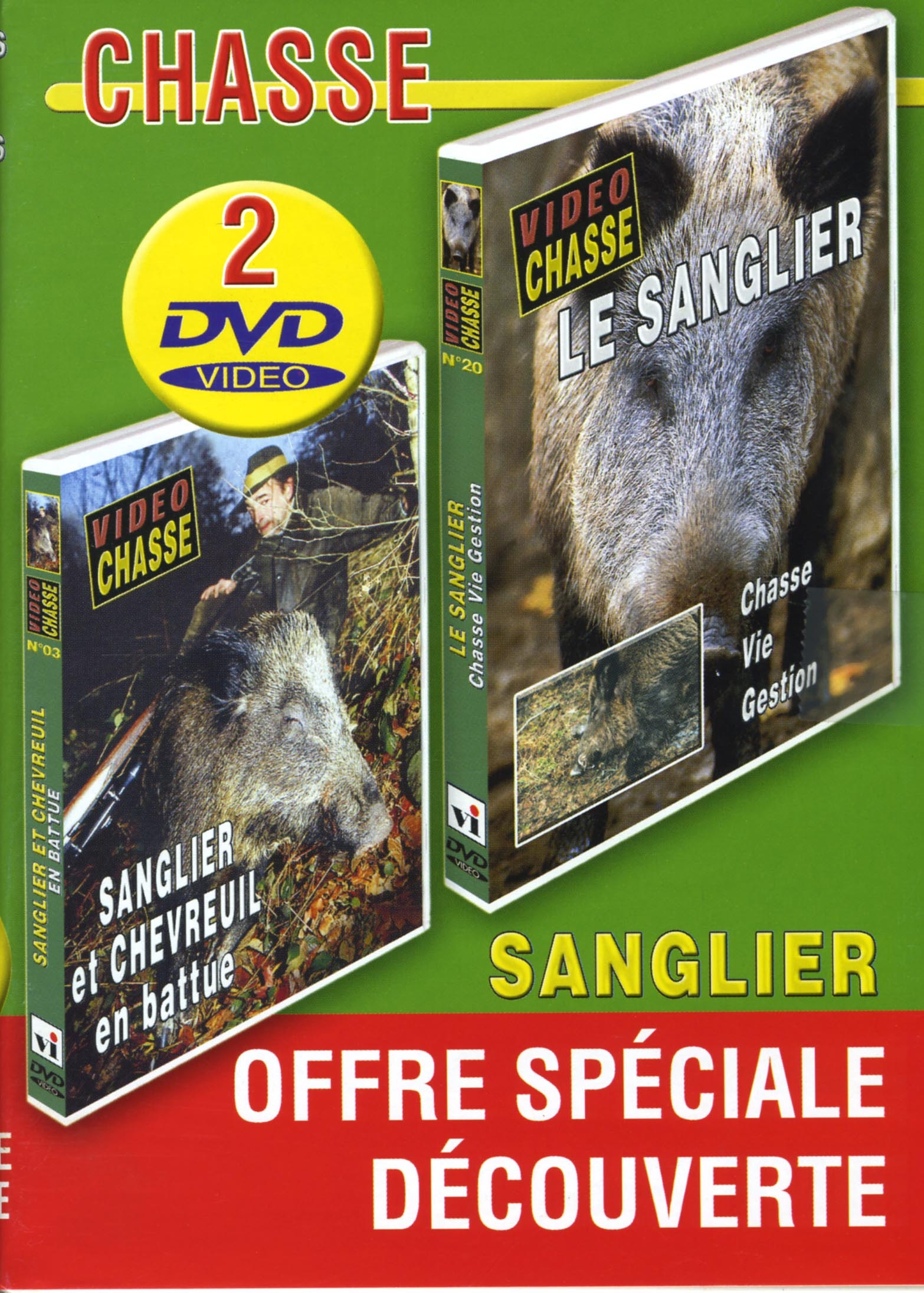 COFFRET SANGLIER - 2 DVD