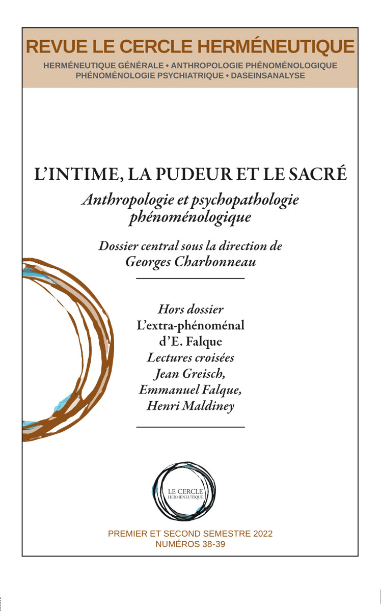 L'intime, la pudeur et le sacré 