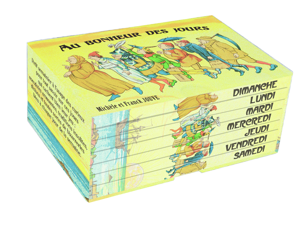 COFFRET SEMAINIER AU BONHEUR DES JOURS