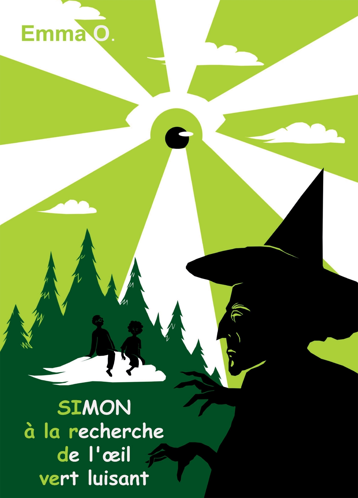 Simon à la recherche de l'oeil vert luisant