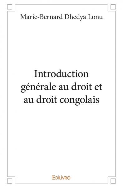 Introduction générale au droit et au droit congolais
