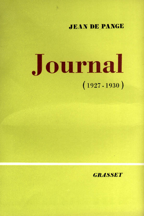 Journal, Tome 1 : 1927-1930