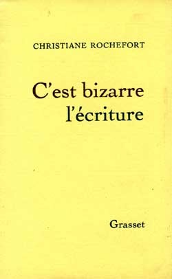 C'est bizarre l'écriture