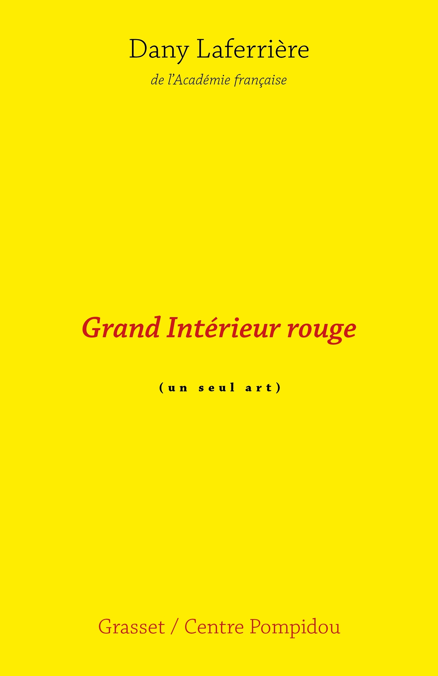 Grand intérieur rouge