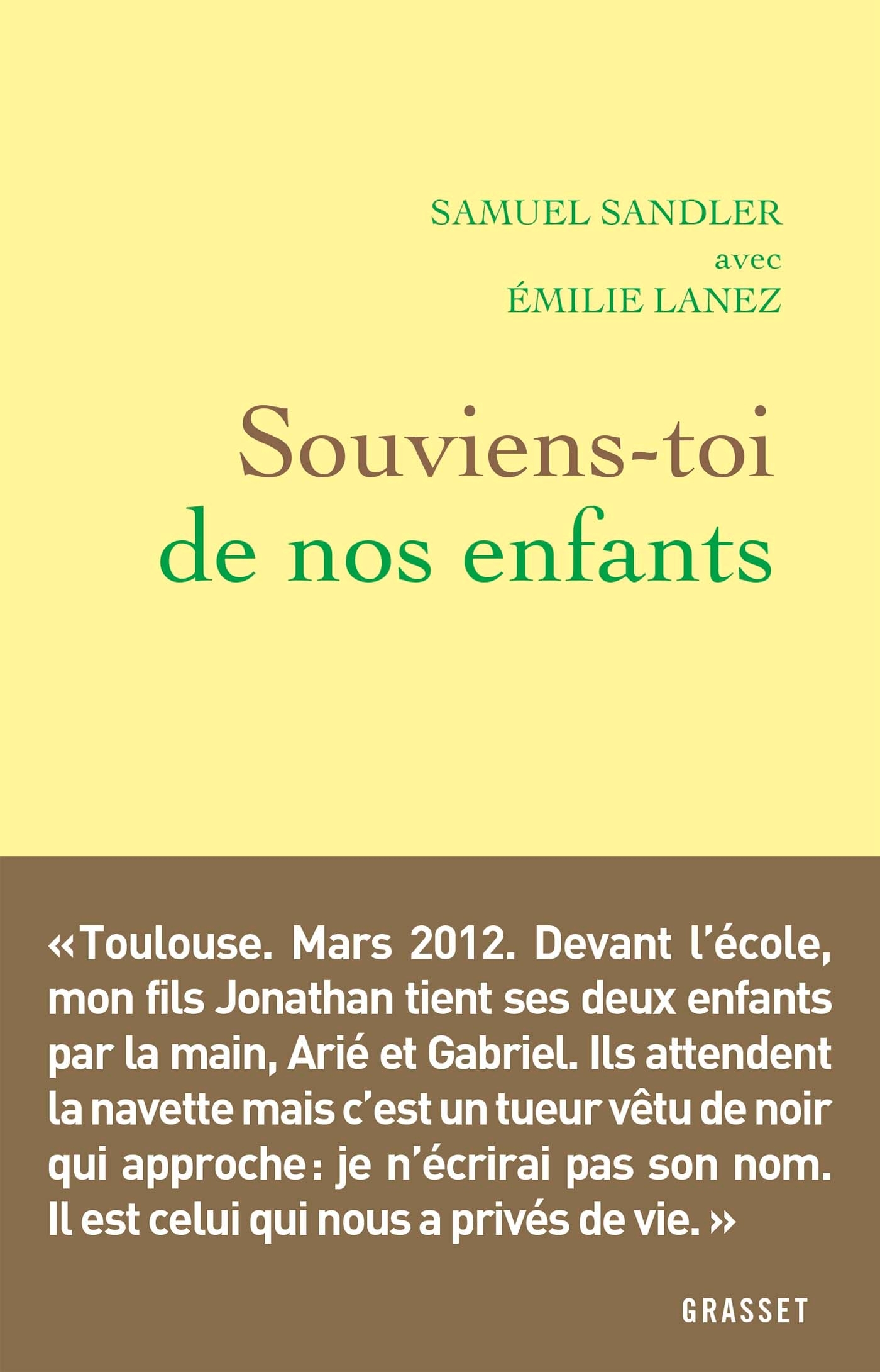 Souviens-toi de nos enfants