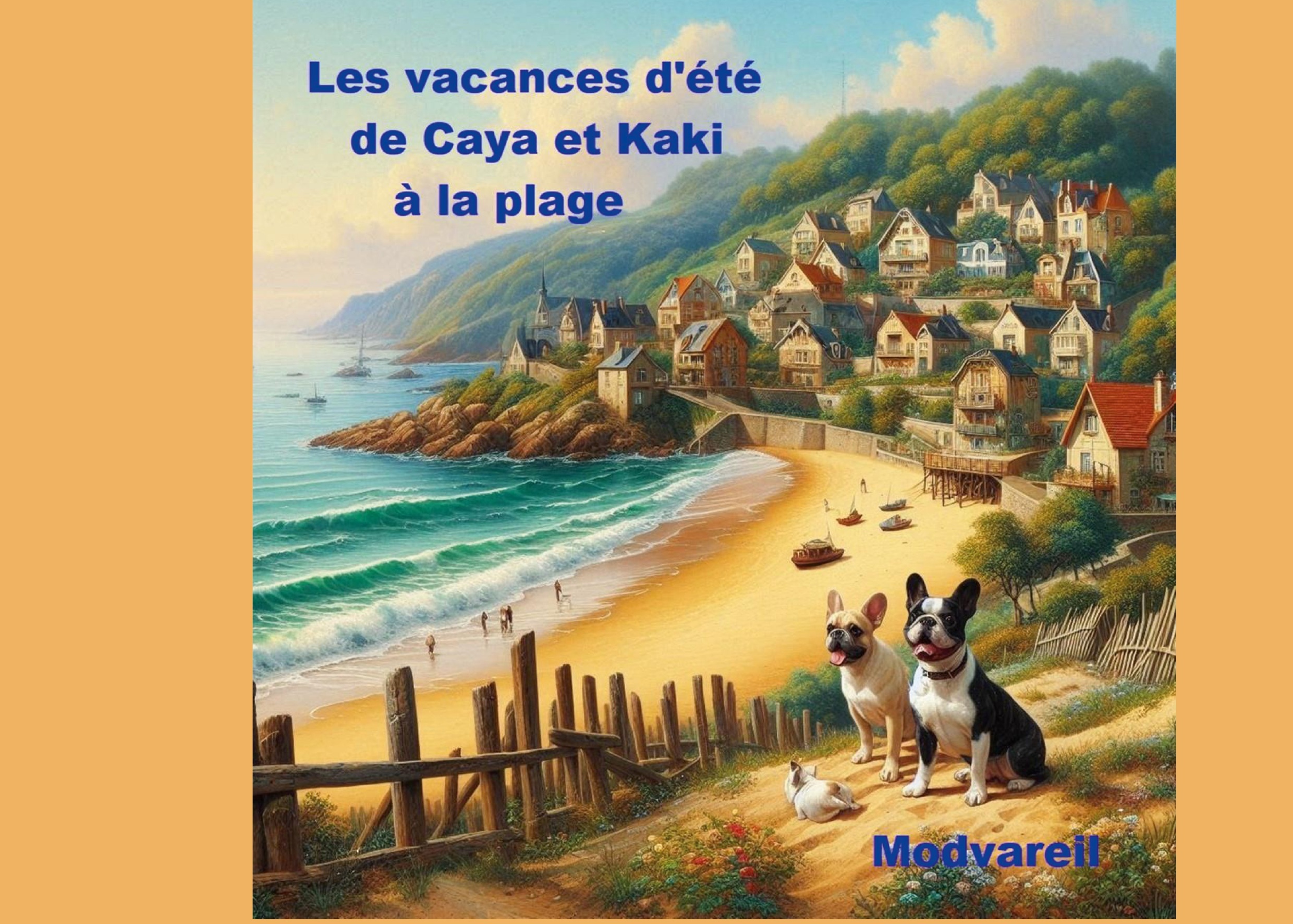 Les vacances d'été de Caya et Kaki à la plage