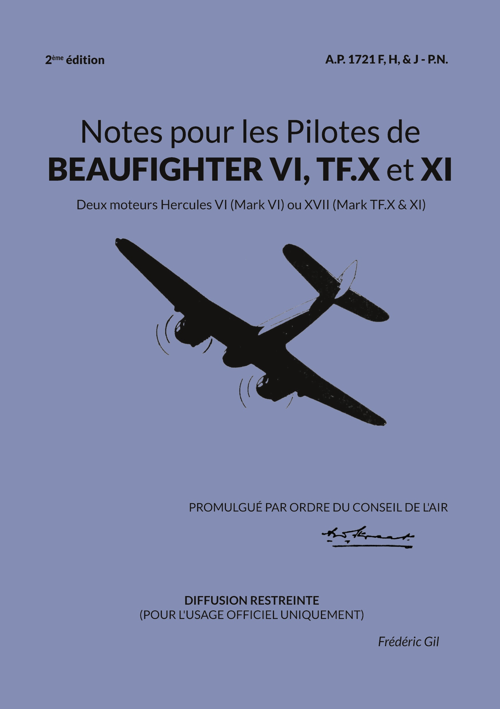 Notes pour les Pilotes de BEAUFIGHTER VI, TF.X et XI