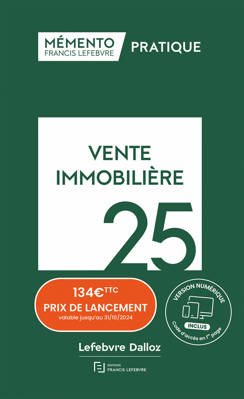 Mémento Vente immobilière 2025