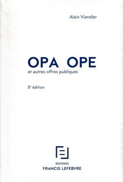 OPA OPE et autres offres publiques