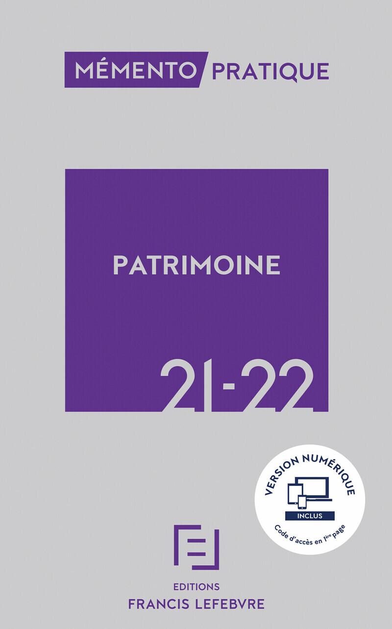 Mémento Patrimoine 2021 2022