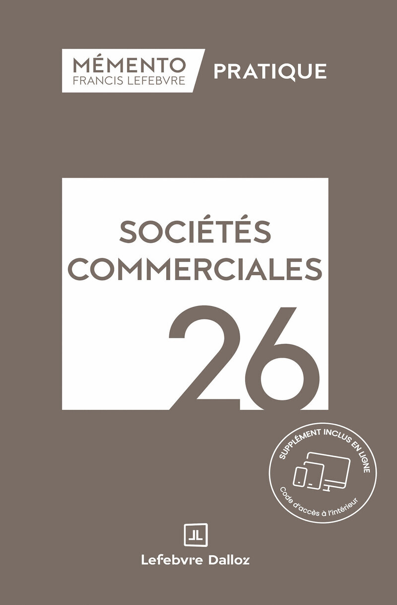 Mémento Sociétés commerciales 2026