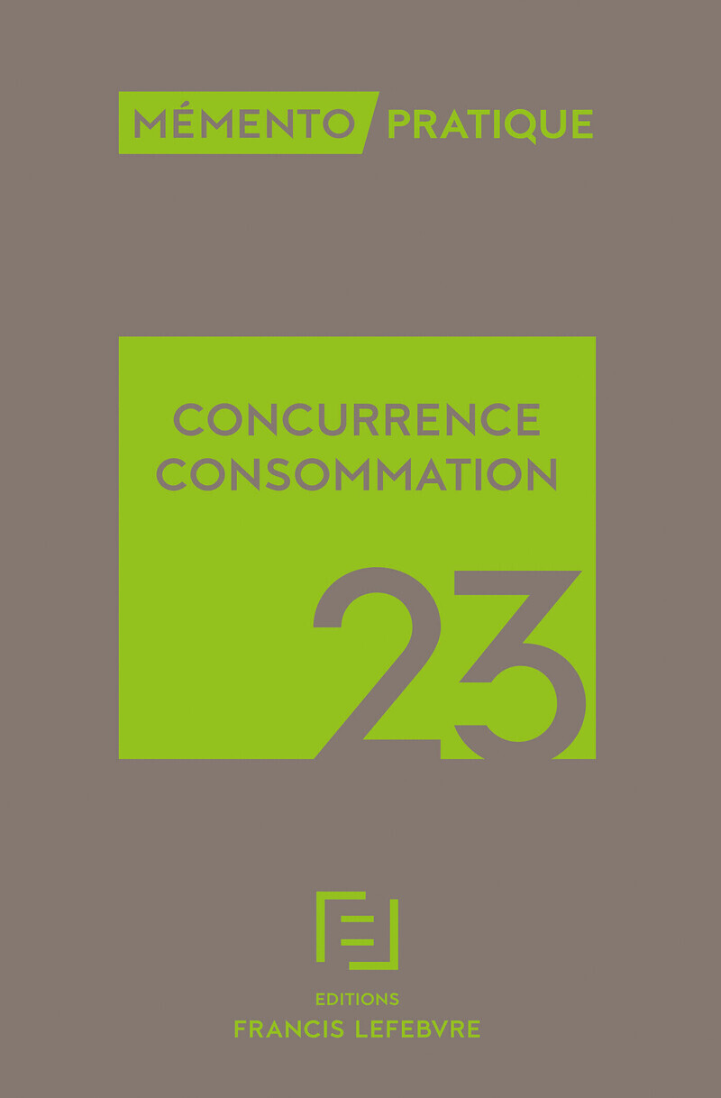Mémento Concurrence Consommation 2023