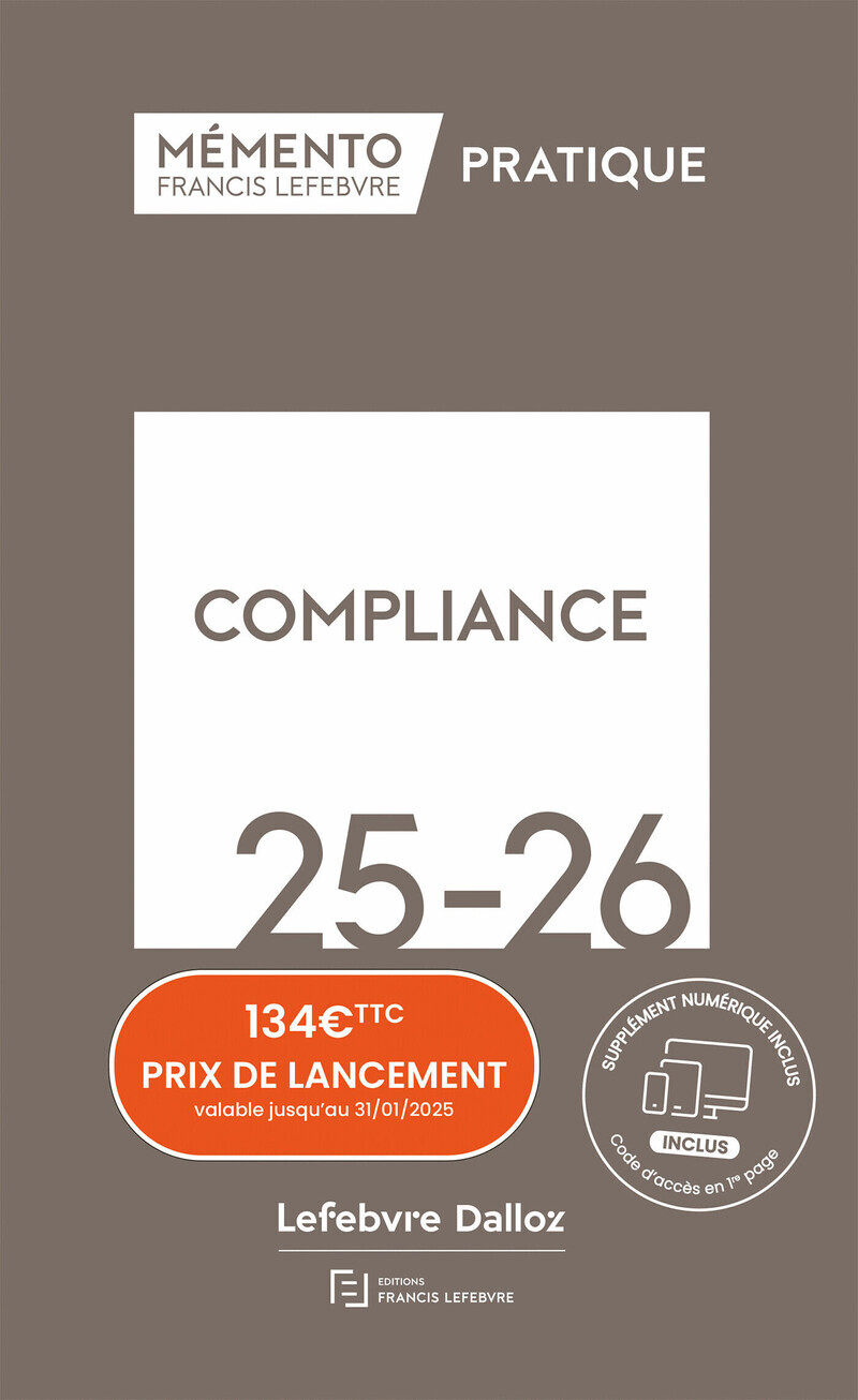 Mémento Compliance 2025-2026