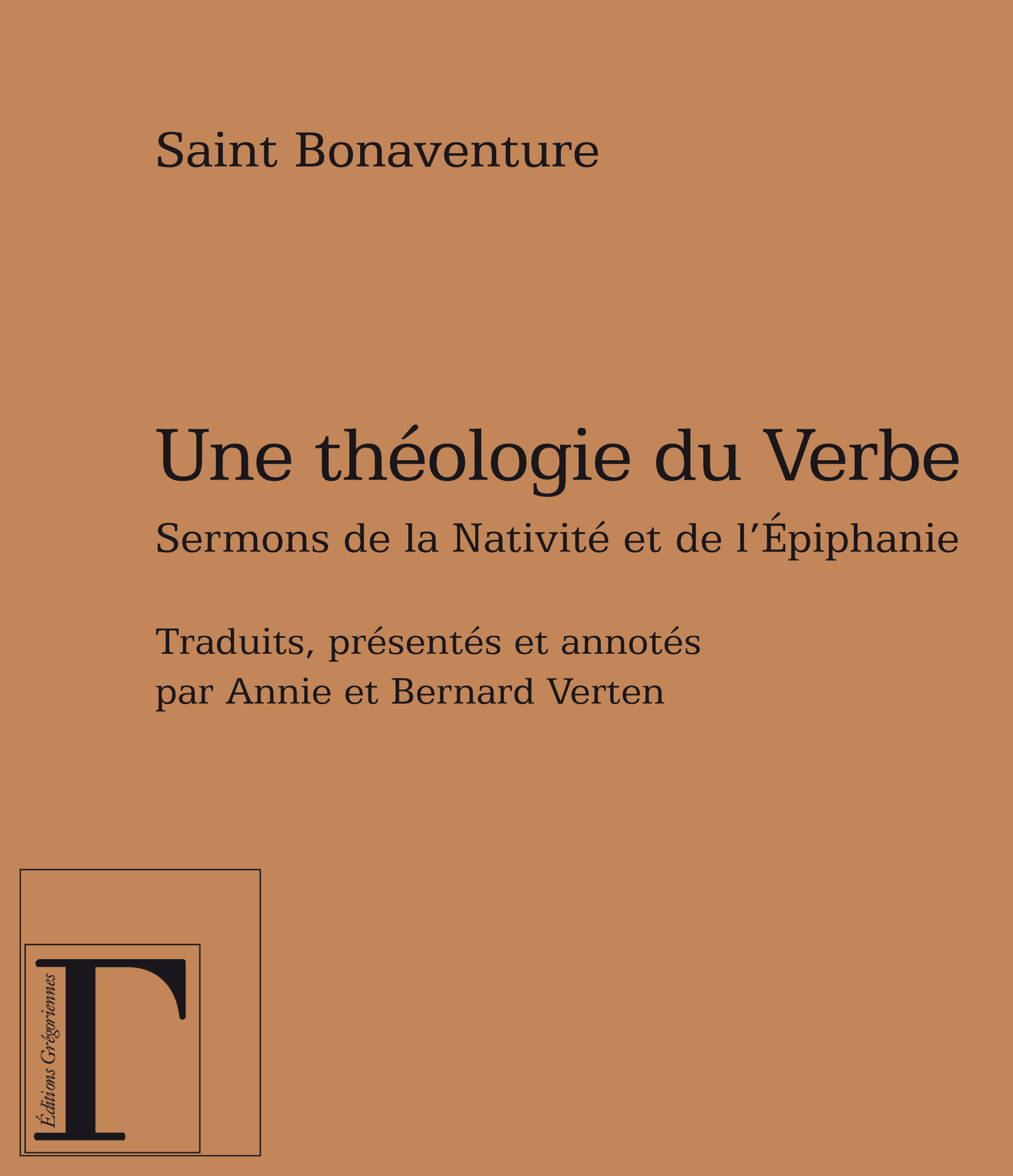Une théologie du Verbe - sermons de la Nativité et de l'Épiphanie