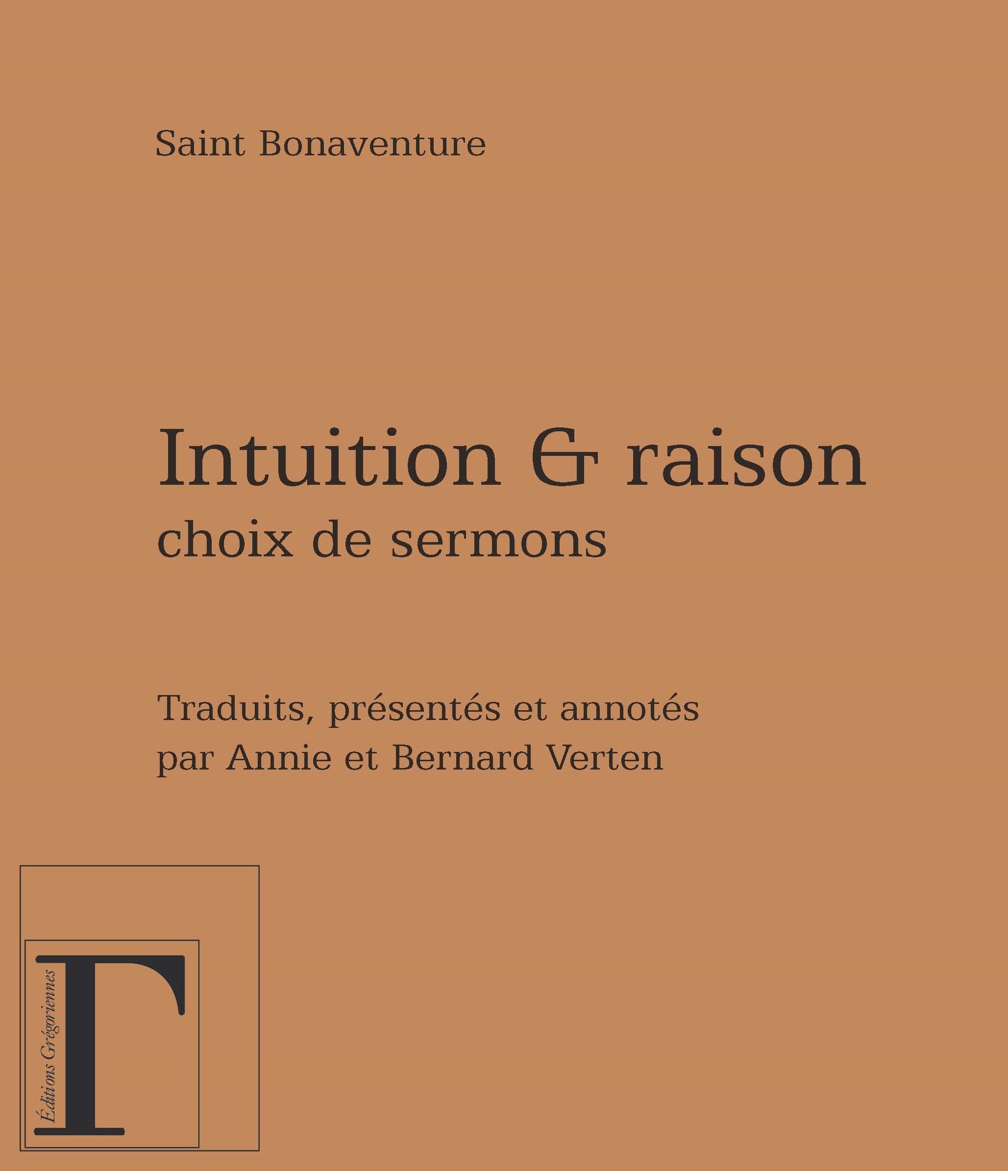 INTUITION & RAISON, CHOIX DE SERMONS