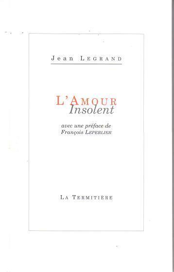 L AMOUR INSOLENT