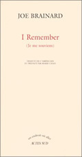 I remember (Je me souviens)
