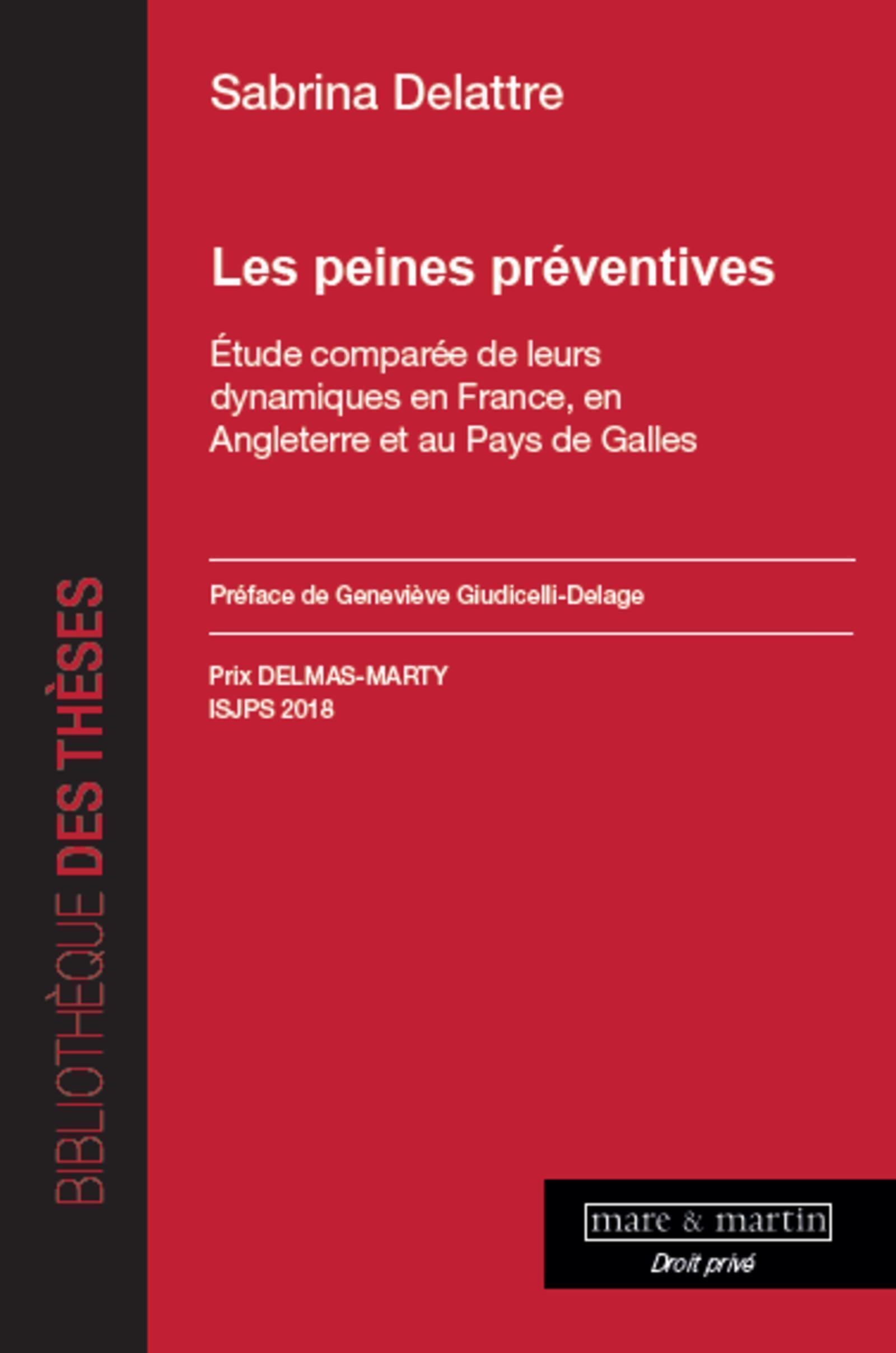 Les peines préventives