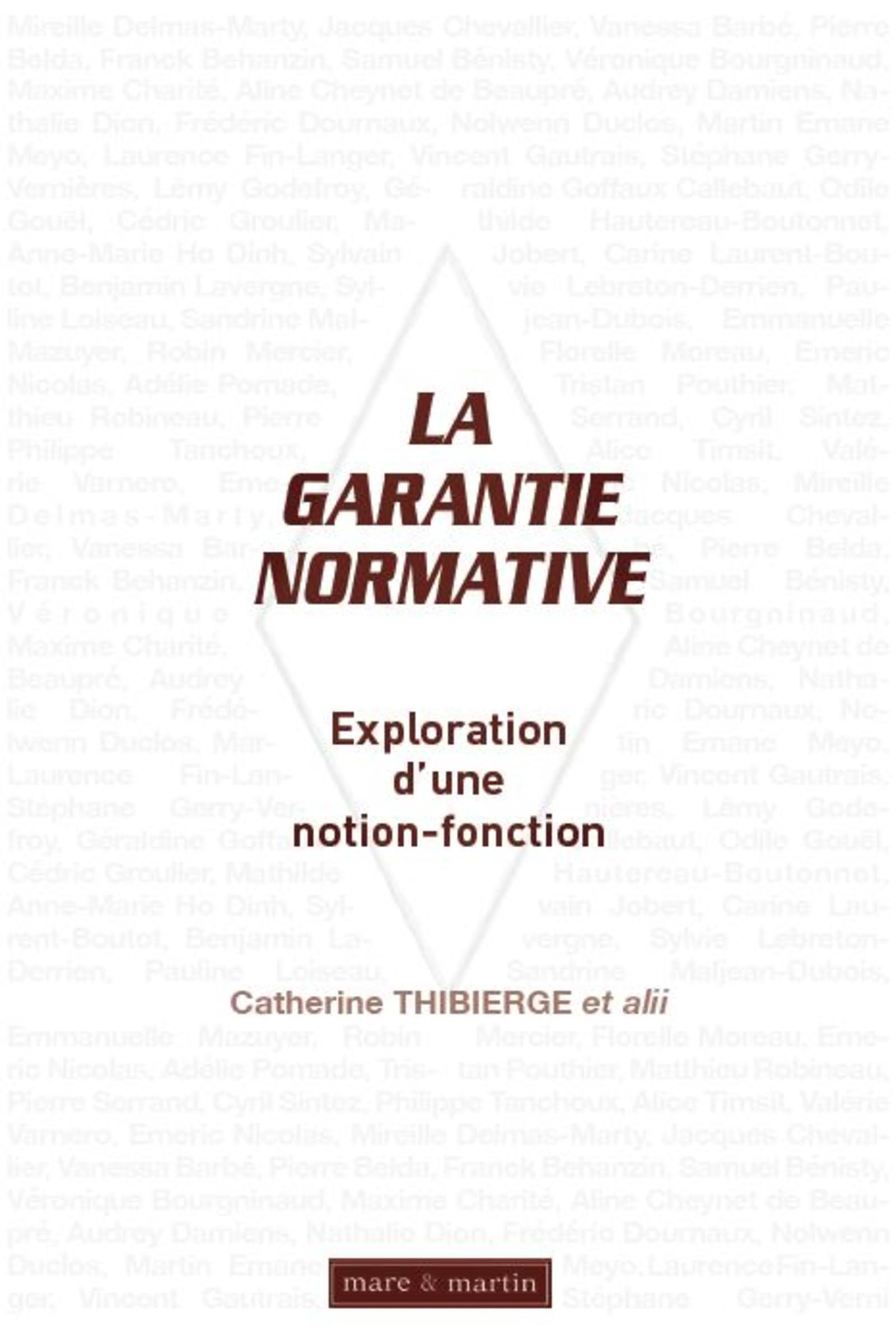 La garantie normative