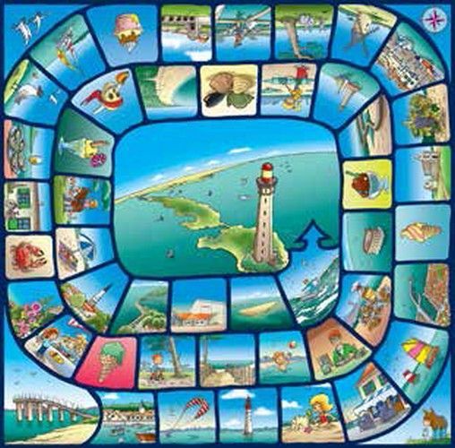 JEU DE L'OIE DE L'ILE DE RÉ - DANDY L'ANE CULOTTE