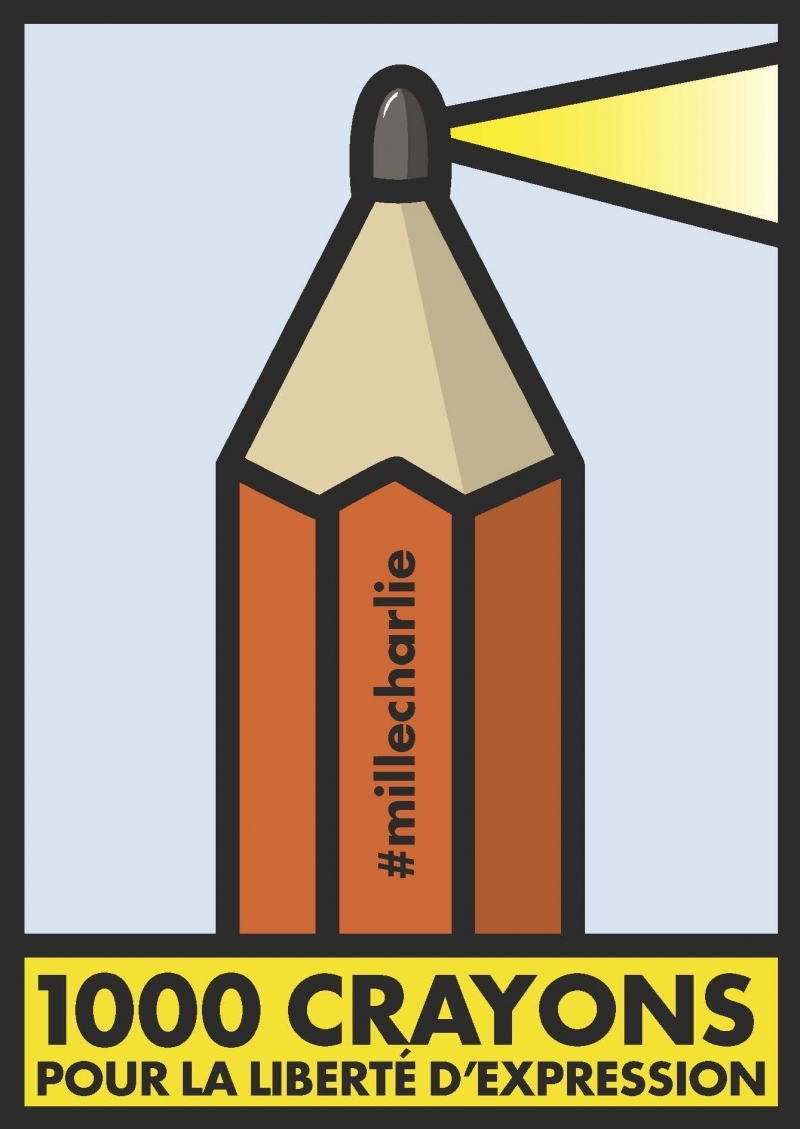 1000 CRAYONS POUR LA LIBERTE D'EXPRESSION