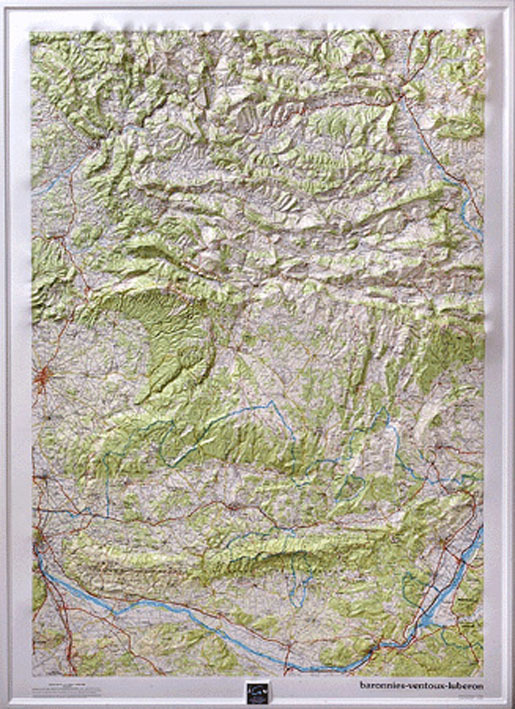 60147 Relief Baronnies/Ventoux/Luberon  1/100.000