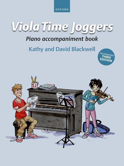 KATHY & DAVID BLACKWELL : VIOLA TIME JOGGERS - PIANO ACCOMPANIMENT BOOK