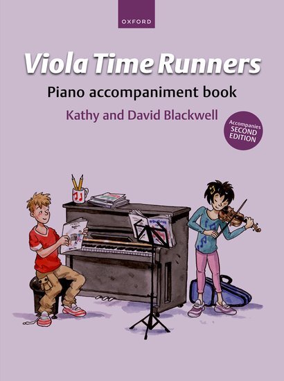 KATHY & DAVID BLACKWELL : VIOLA TIME RUNNERS - PIANO ACCOMPANIMENT BOOK