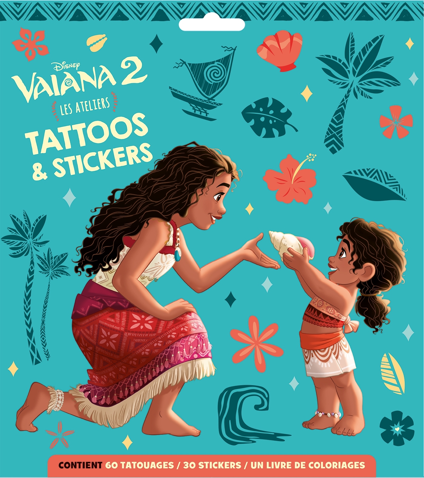VAIANA 2 - Pochette plate - Tattoos et Stickers - Disney