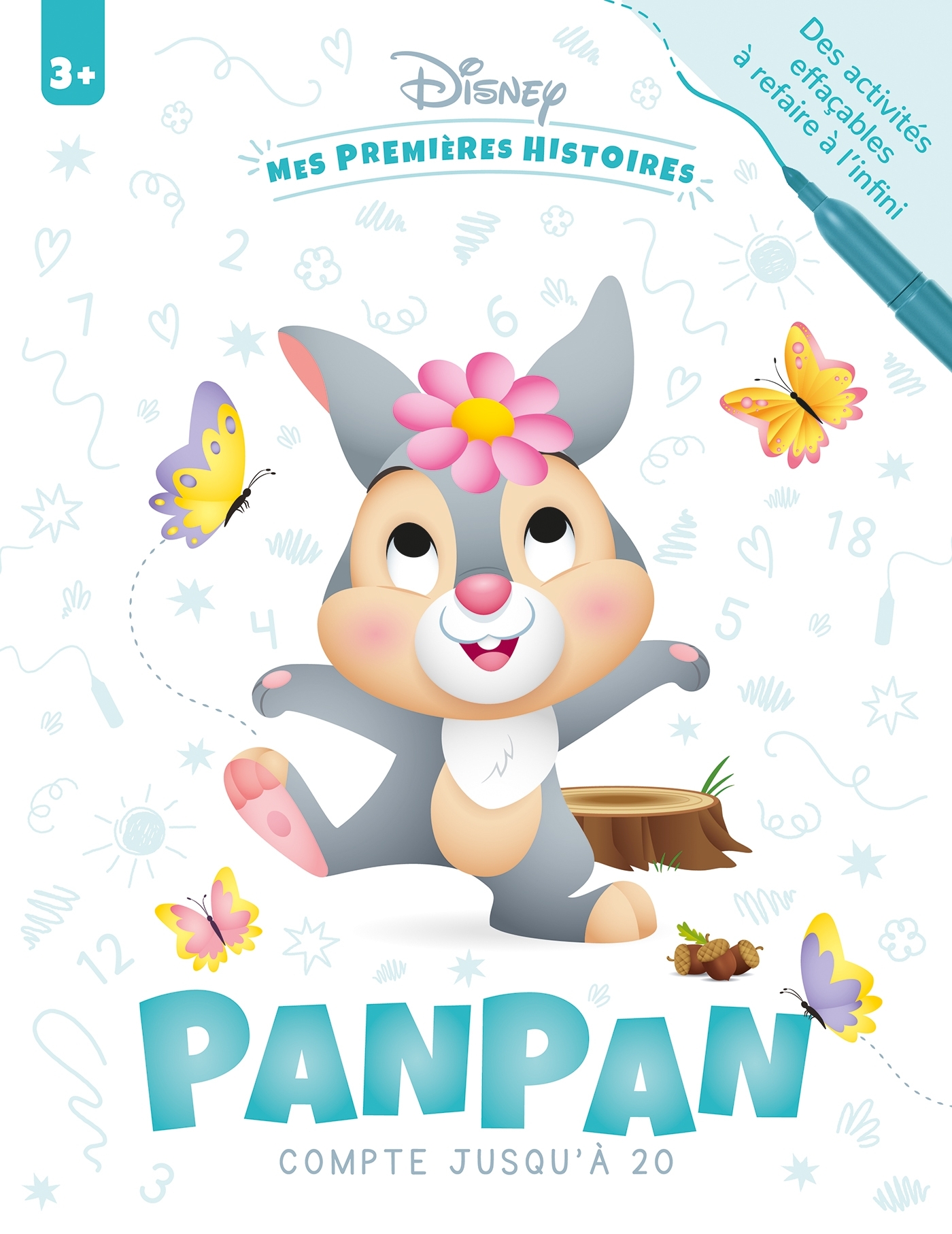 DISNEY - Mes Premières Histoires - Cahier d'activités - Panpan compte jusqu'à 20